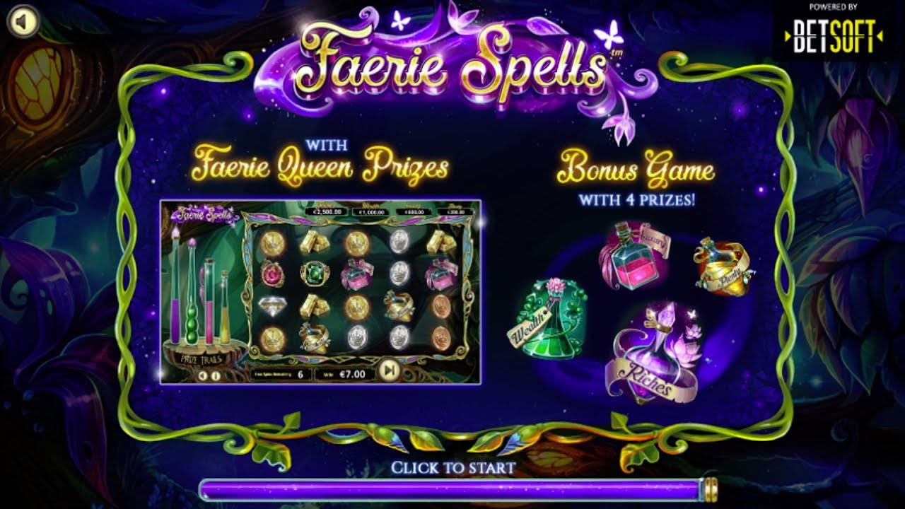 faerie spells slot